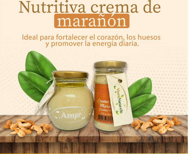 Crema de marañón — producto colombiano disponible para consulta comercial