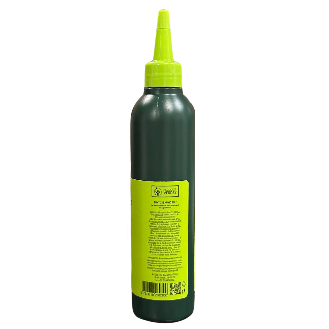 Aceite de Aguacate — producto colombiano disponible para consulta comercial